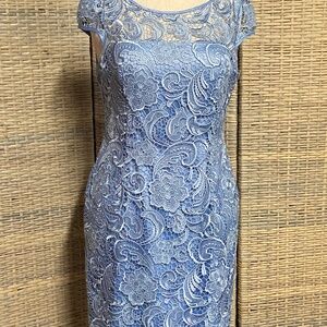 Adrianna Papell Light Blue Cocktail Dress - NWOT